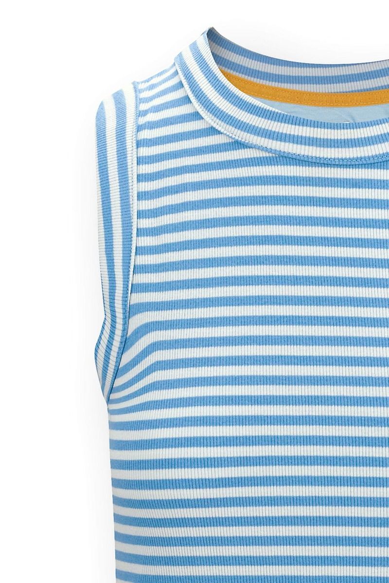 Trinity Top Sleeveless Little Sumo Stripe Blue