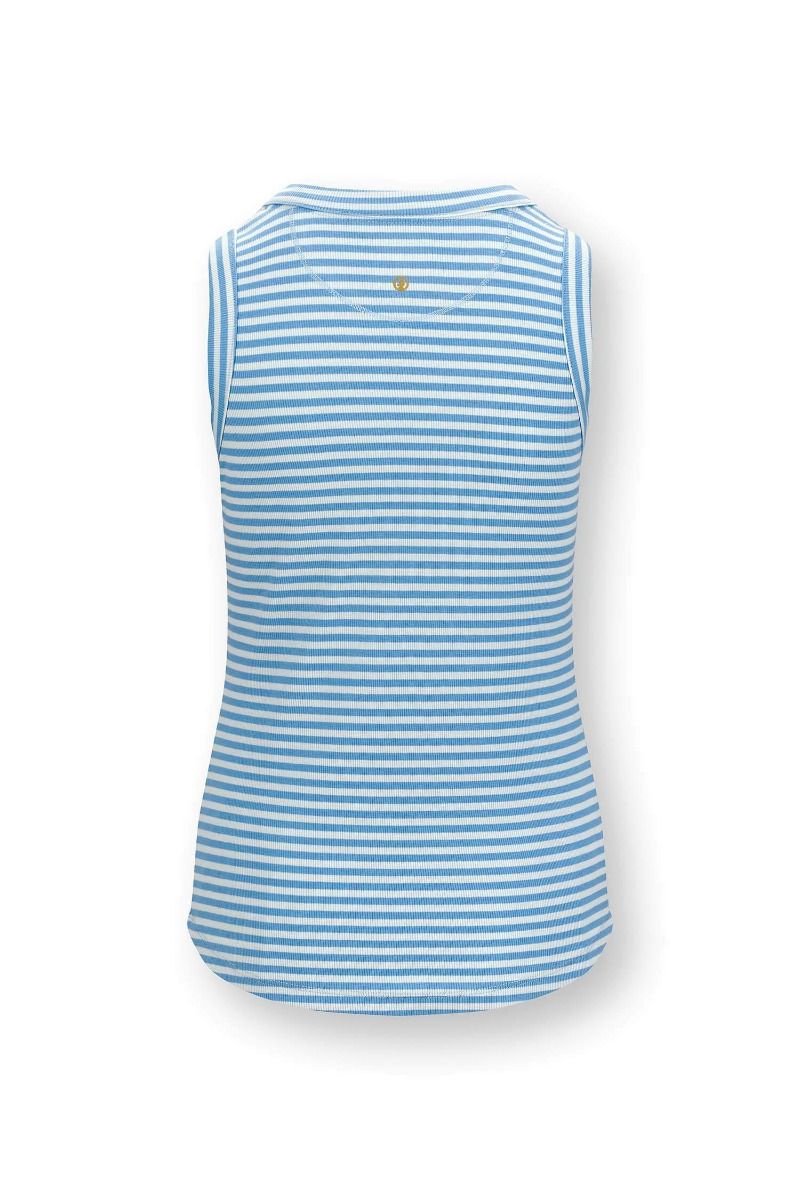 Trinity Top Sleeveless Little Sumo Stripe Blue