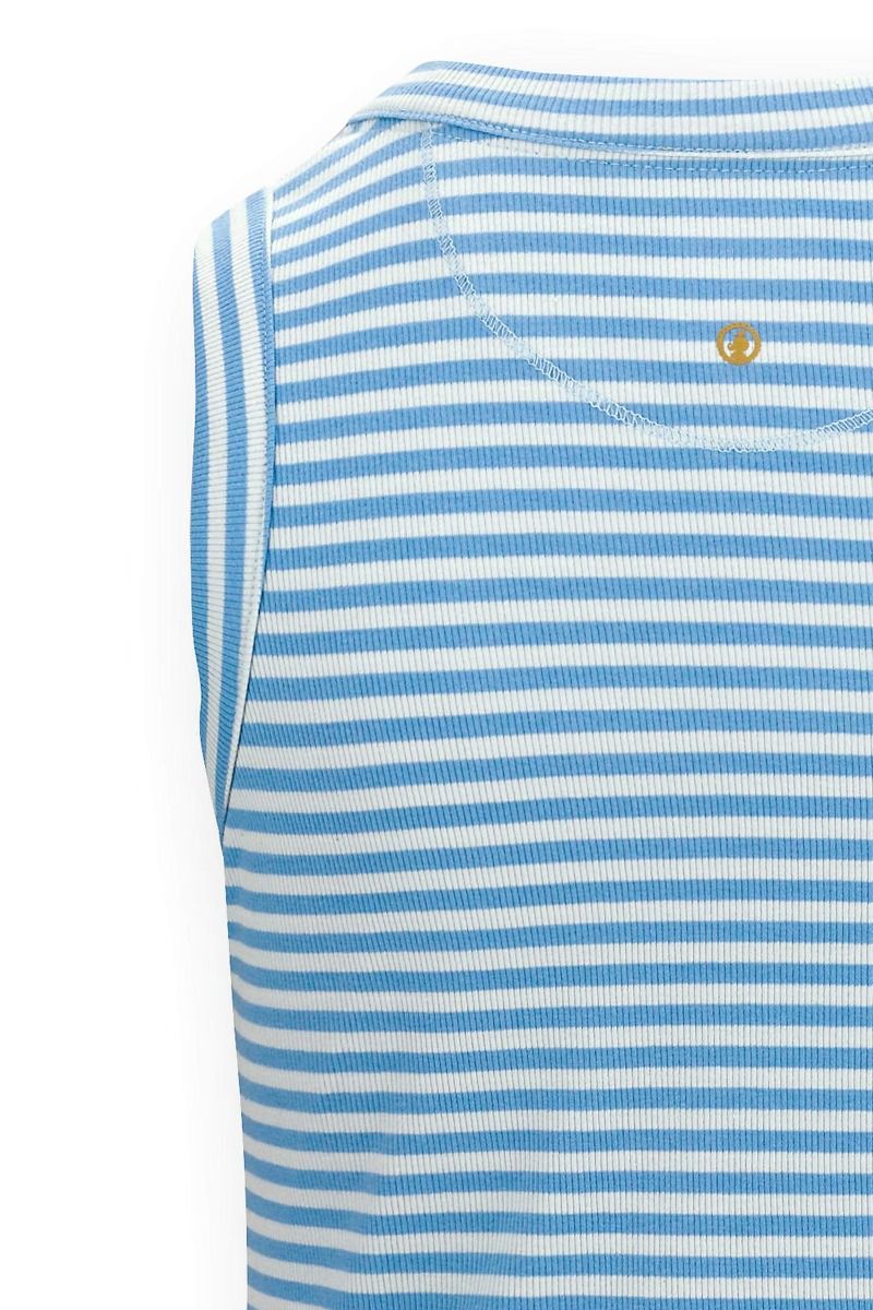 Trinity Top Sleeveless Little Sumo Stripe Blue