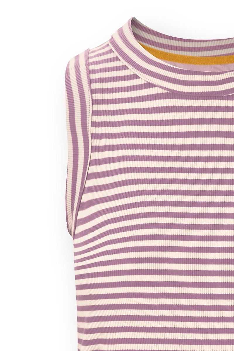 Trinity Ärmellos Top Little Sumo Stripe Lila