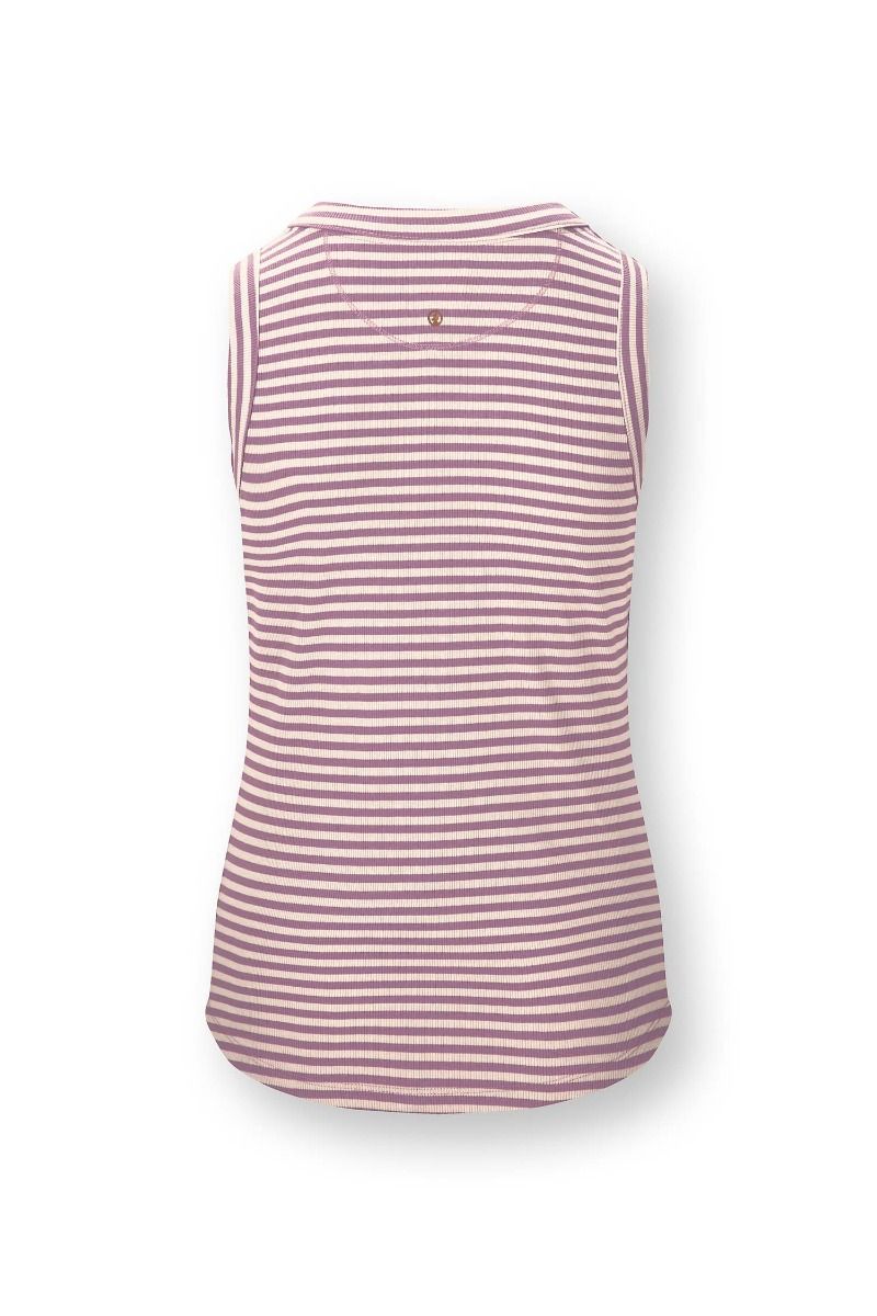 Trinity Ärmellos Top Little Sumo Stripe Lila