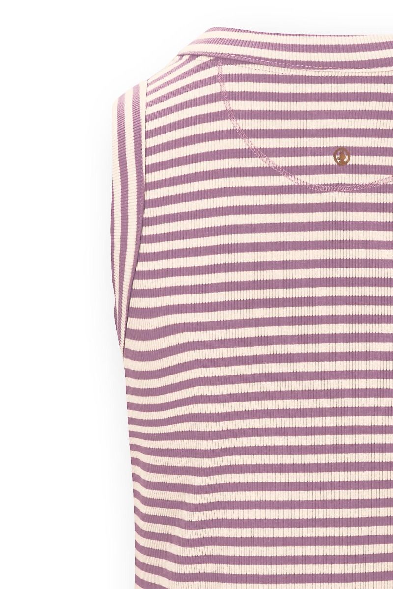 Trinity Ärmellos Top Little Sumo Stripe Lila