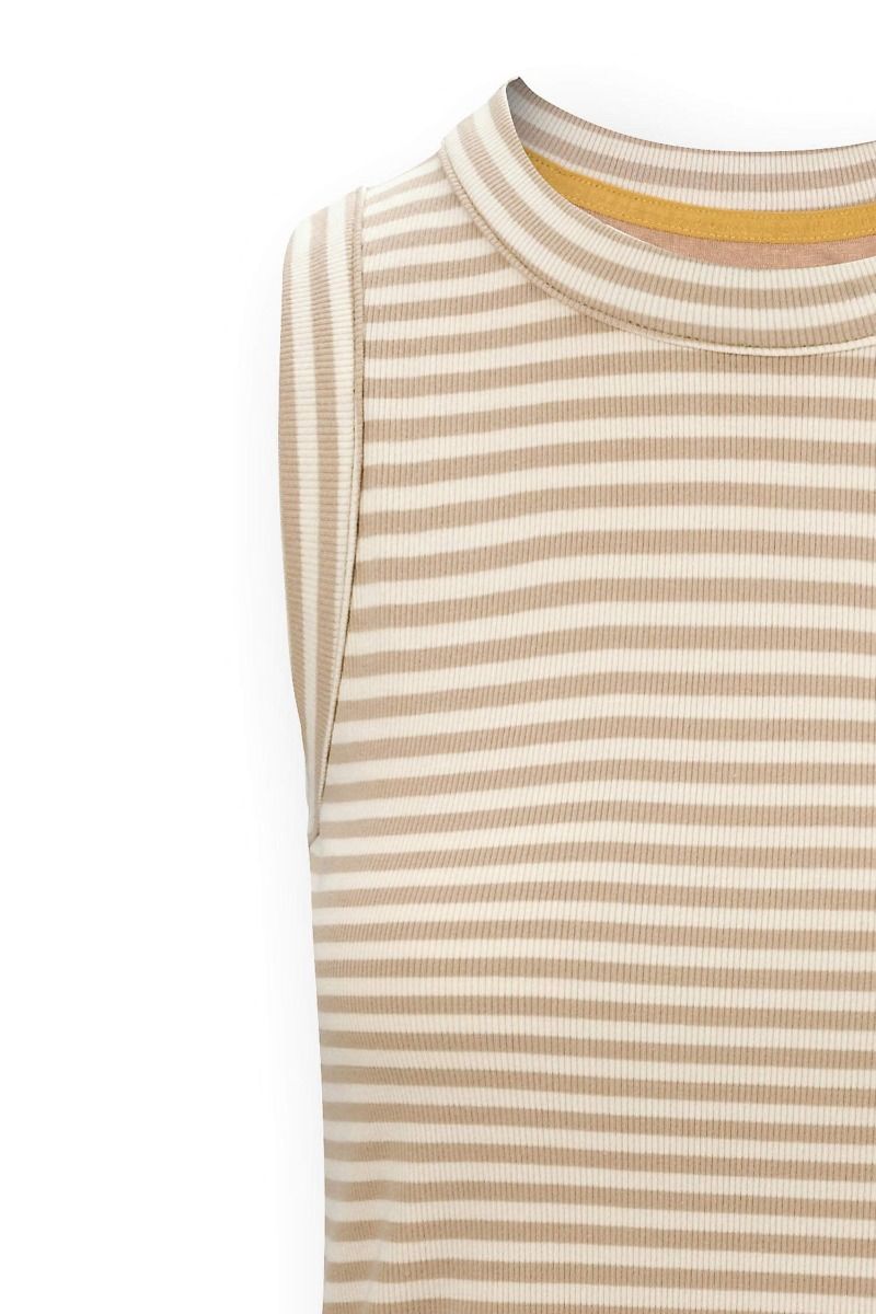 Trinity Ärmellos Top Little Sumo Stripe Sand