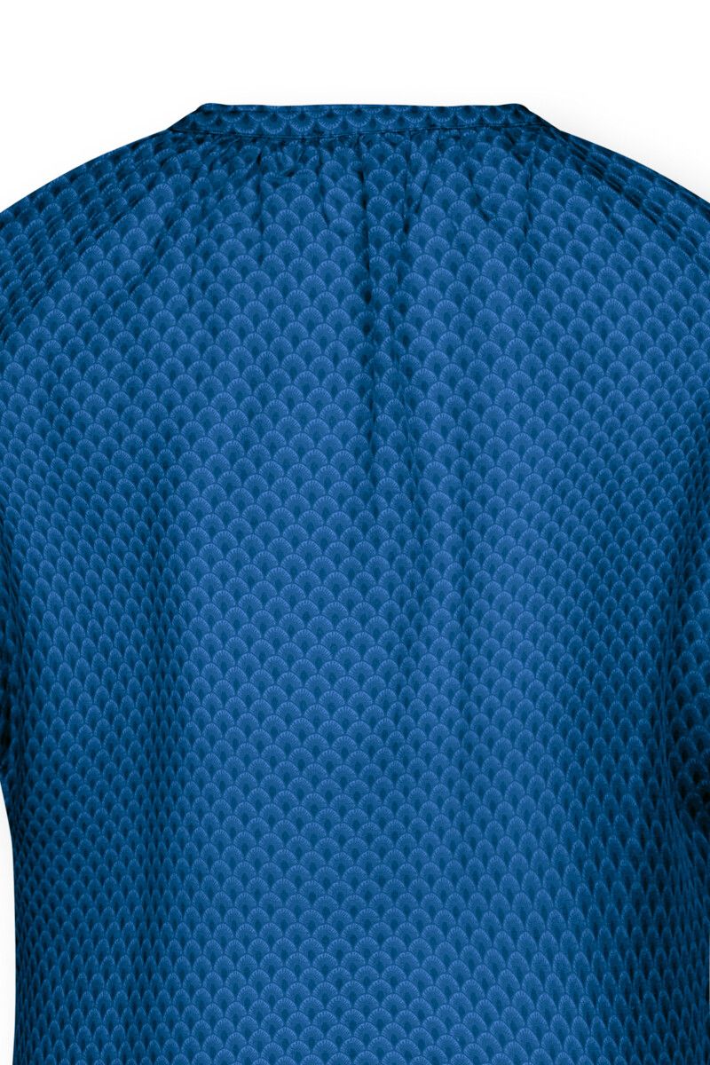 Top Short Sleeve V-neck Suki Blue