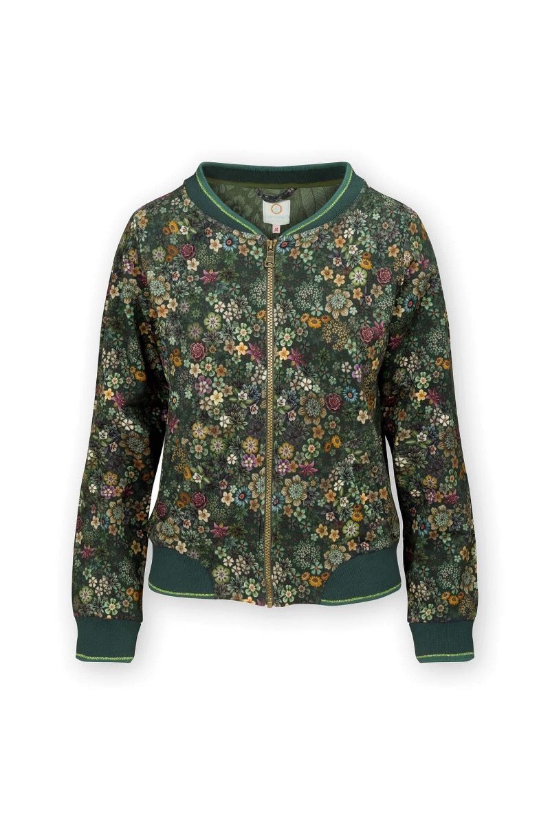 Jacke Tutti i Fiori Dunkelgrun