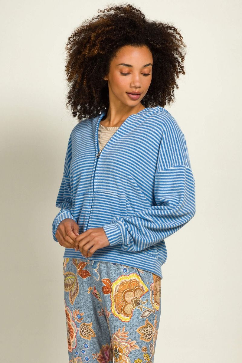 Nicolle Veste Little Sumo Stripe Bleu