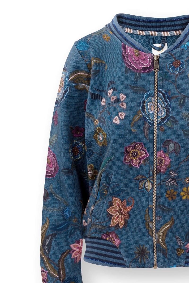 Nicos Veste Coco Flower Bleu 