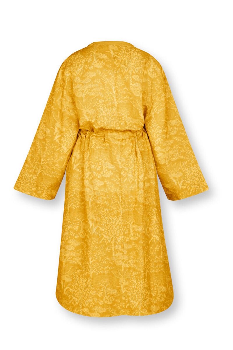 Kleid Origami Gelb