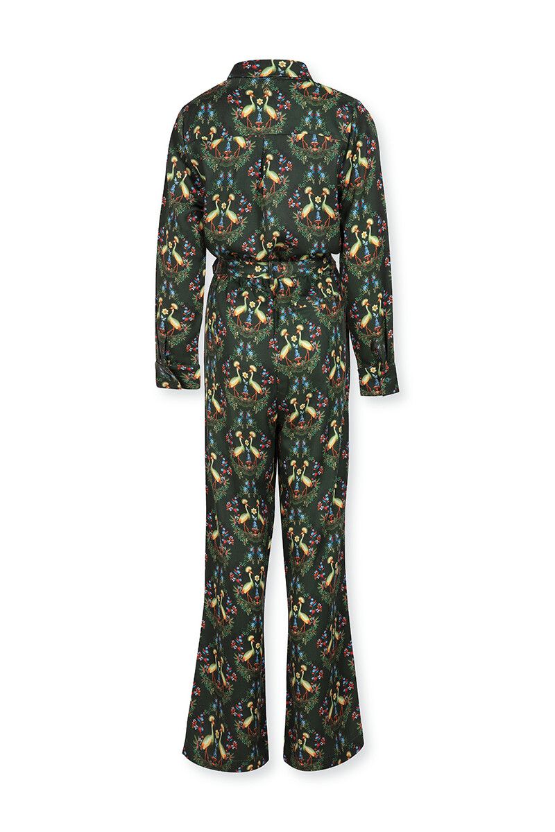 Jumpsuit Flirting Birds Groen