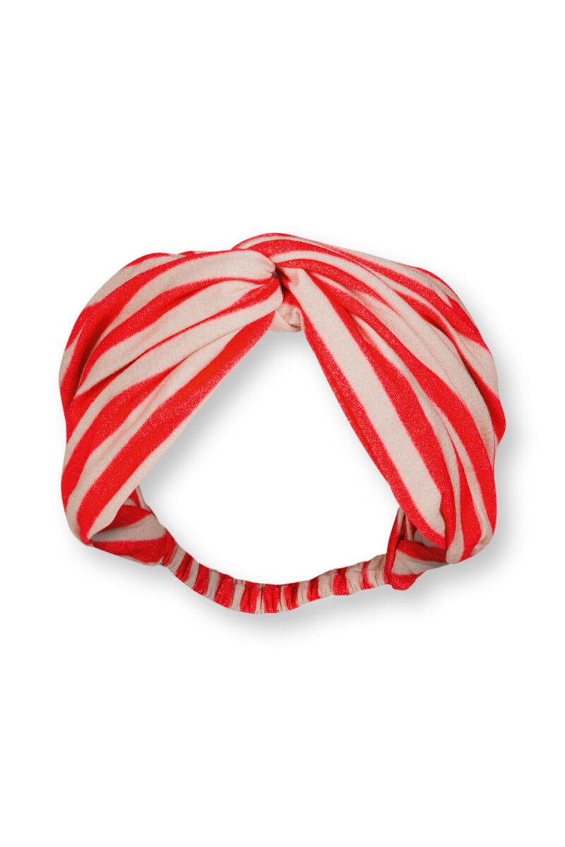 Haarband Sumo Stripe Rood