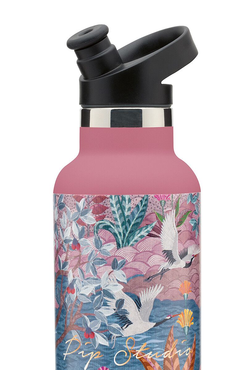 Water Bottle Pip Garden Pink