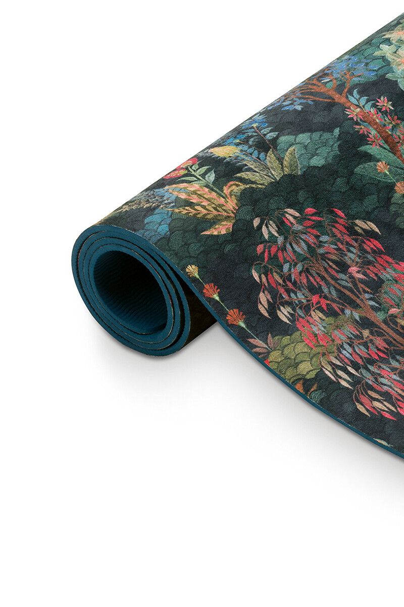 Yogamat Pip Garden Dark Blue