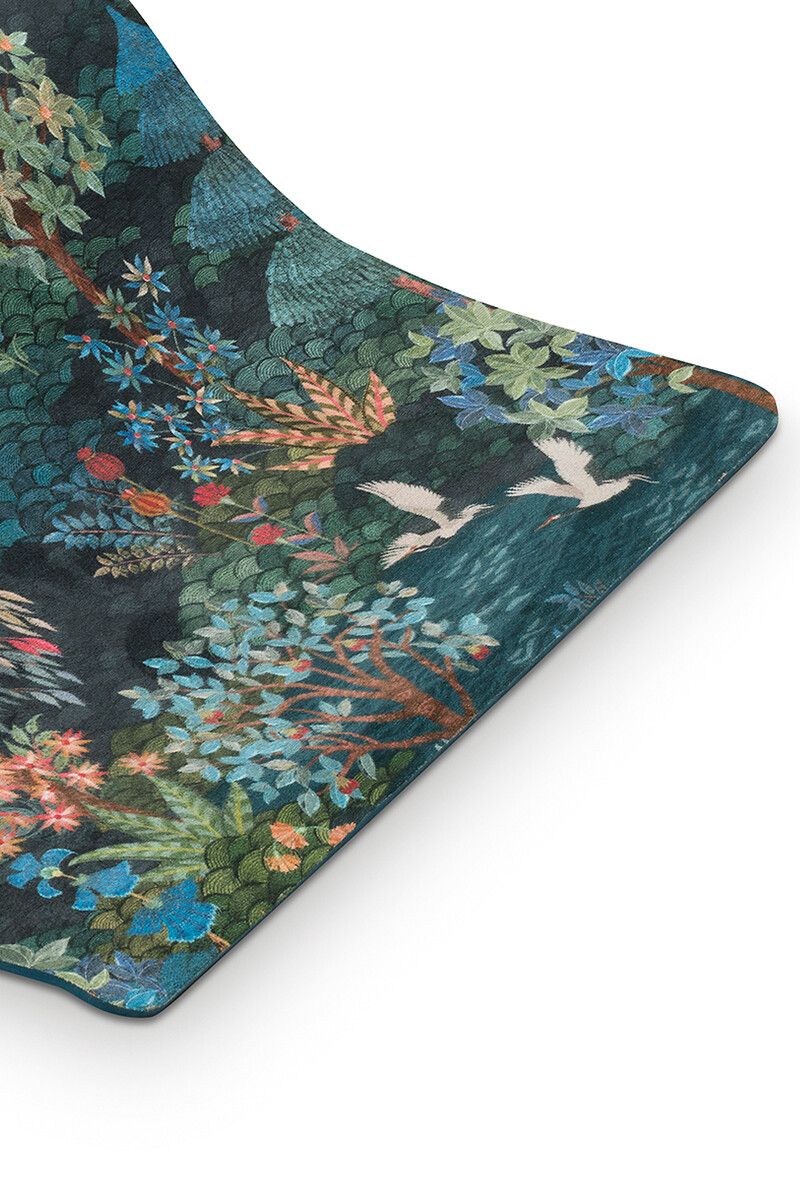 Yogamat Pip Garden Dark Blue