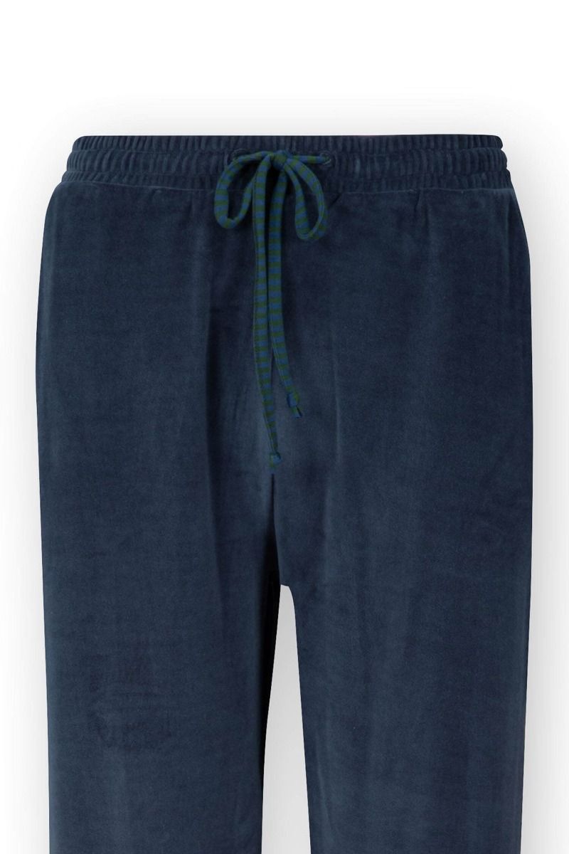 Lange Hose Nicky Velvet Dunkelblau
