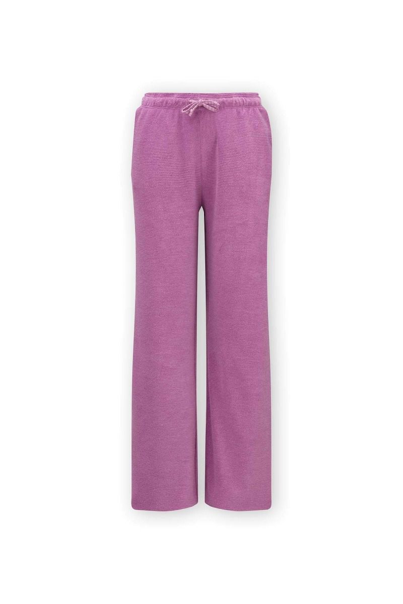 Long Straight Trousers Petite Sumo Stripe Lilac