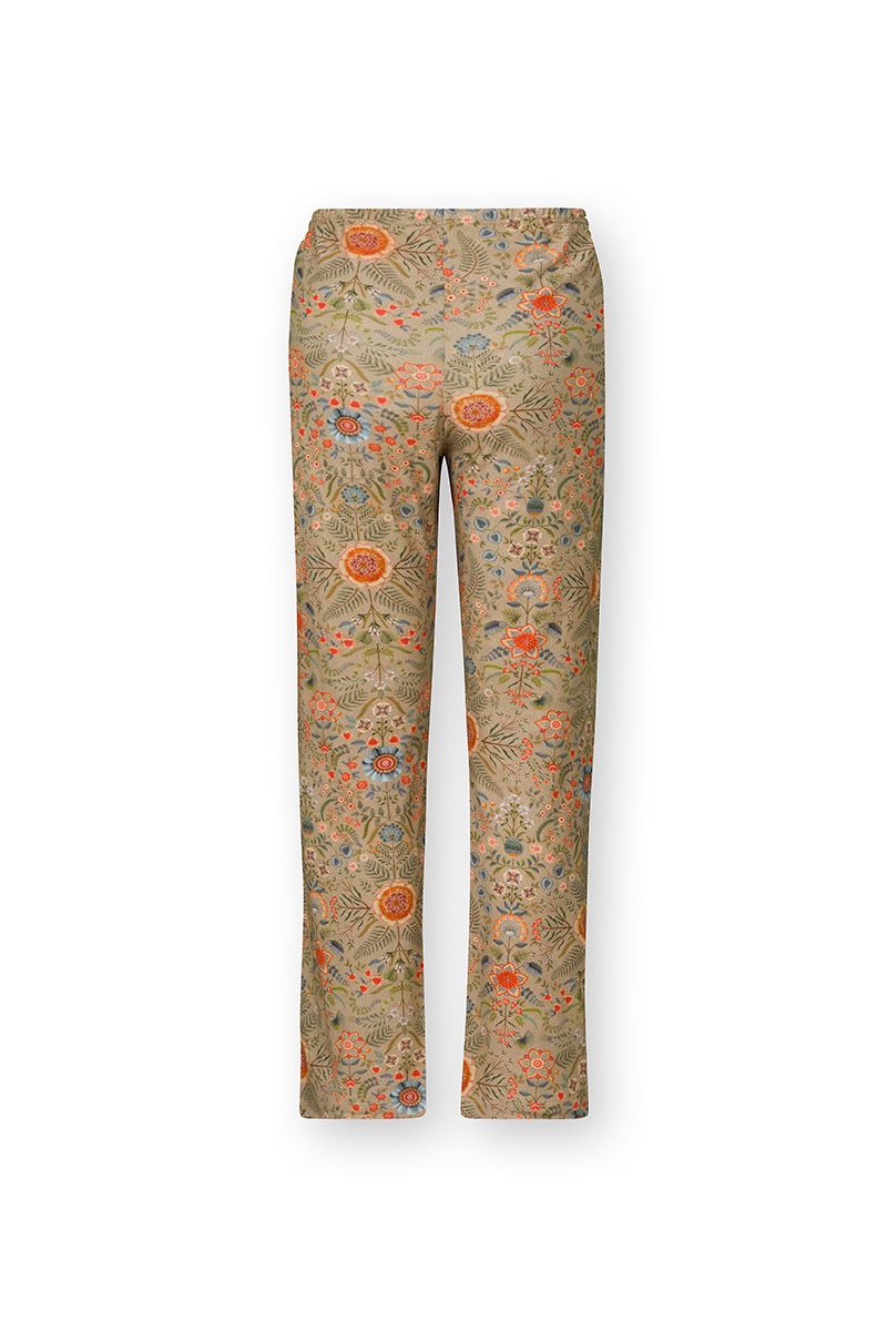 Blake Lange Broek Flore Pequeña Zand