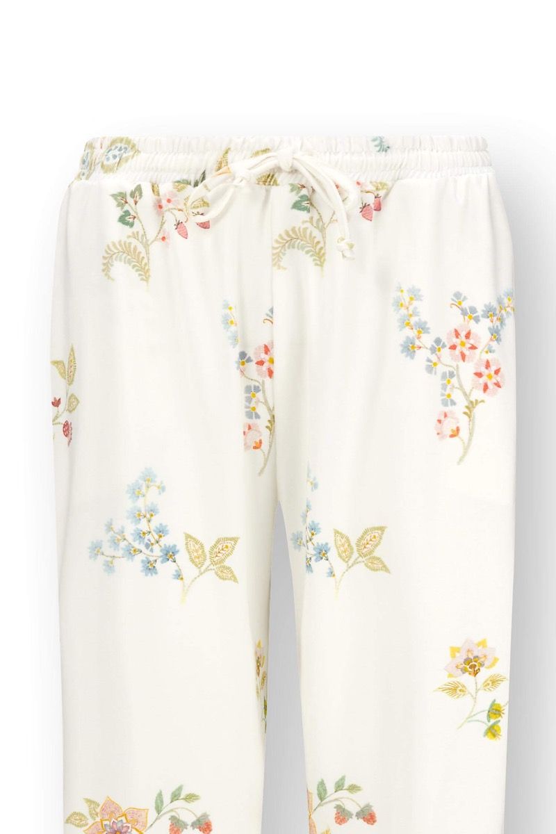 Belin Pantalon Blossom Chique Blanc