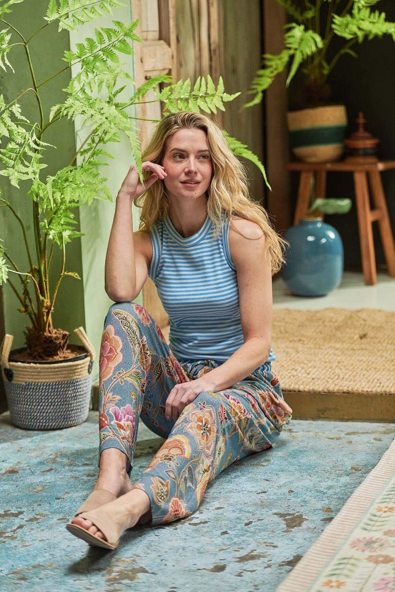 Belin Long Trousers Matata Blue