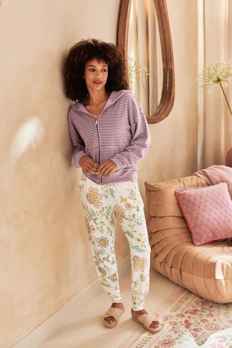 Bobien Pantalon Buenas Noches Blanc