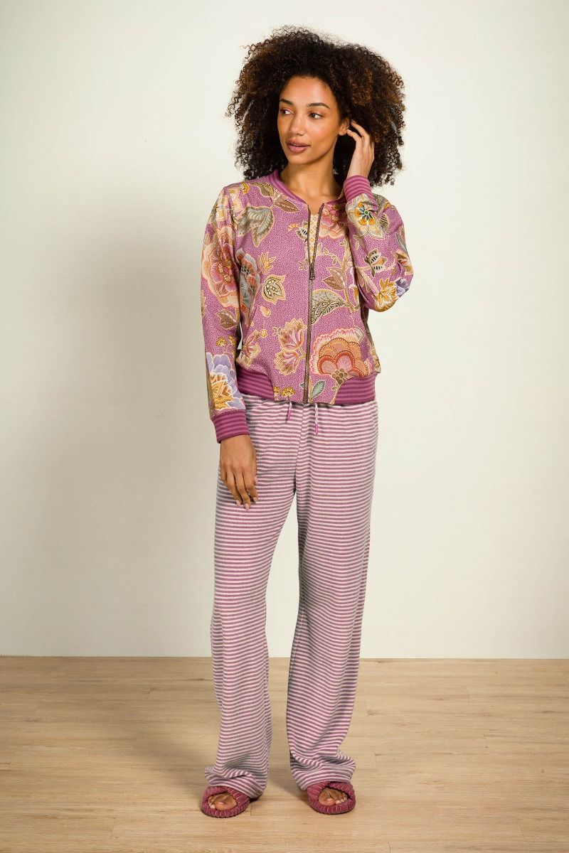 Britta Lange Hose Little Sumo Stripe Lila