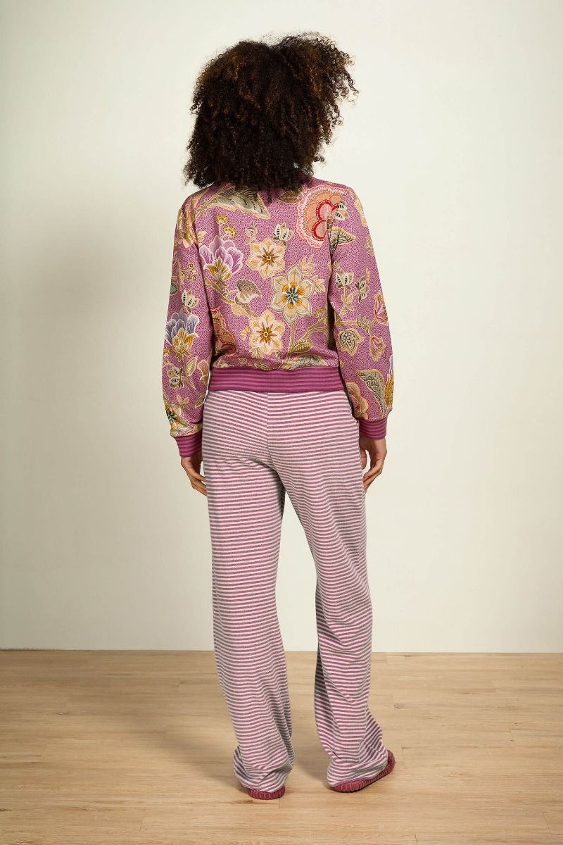 Britta Lange Hose Little Sumo Stripe Lila