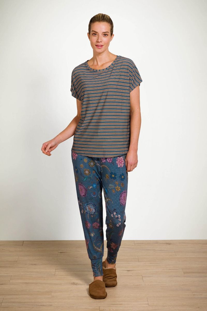 Bobien Pantalon Coco Flower Bleu 