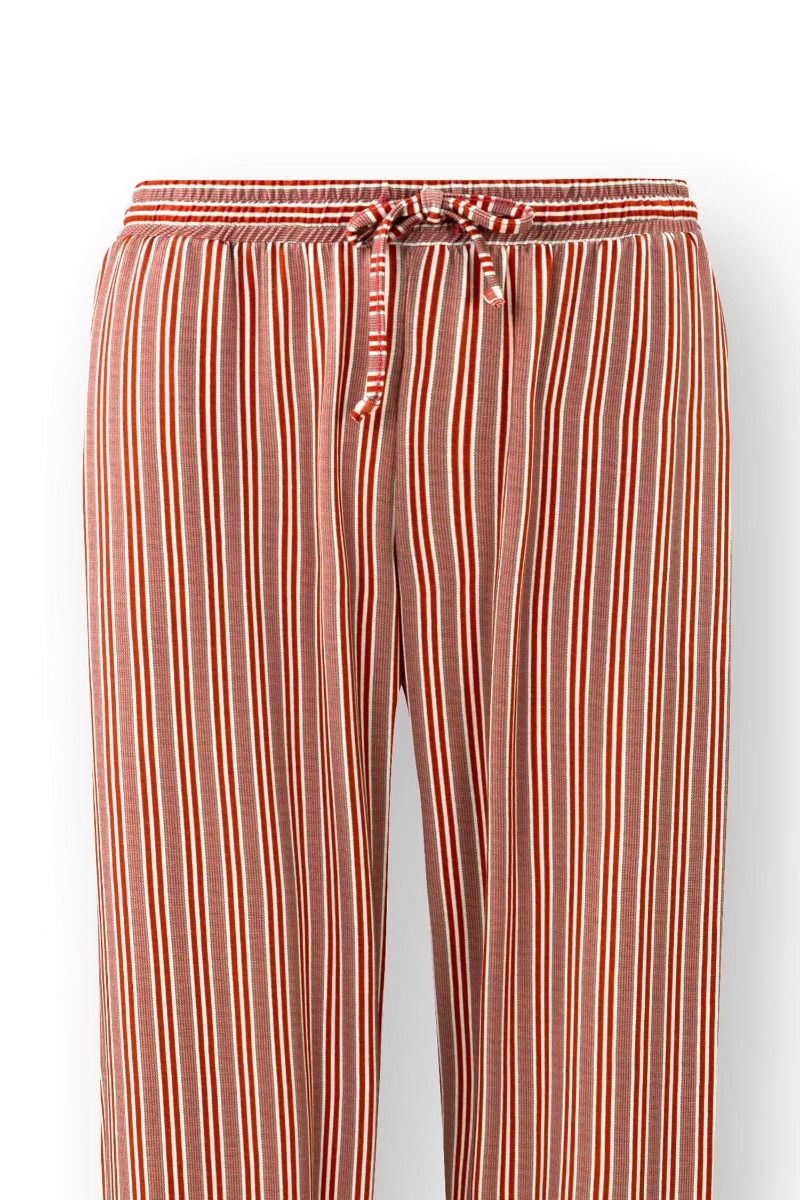 Belin Pantalon Kente Stripe Rose 