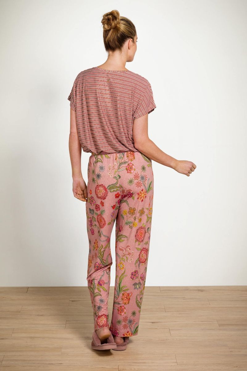 Belin Pantalon Coco Flower Corail 