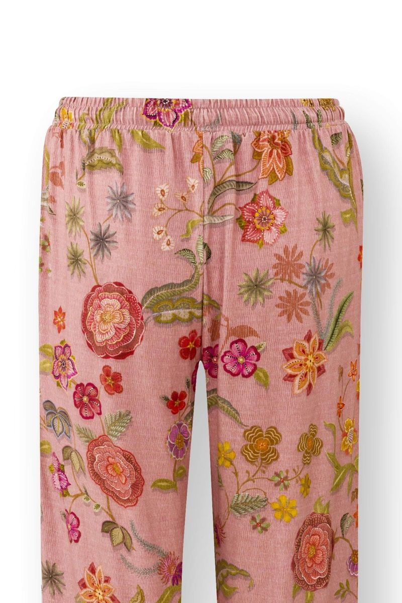 Belin Pantalon Coco Flower Corail 