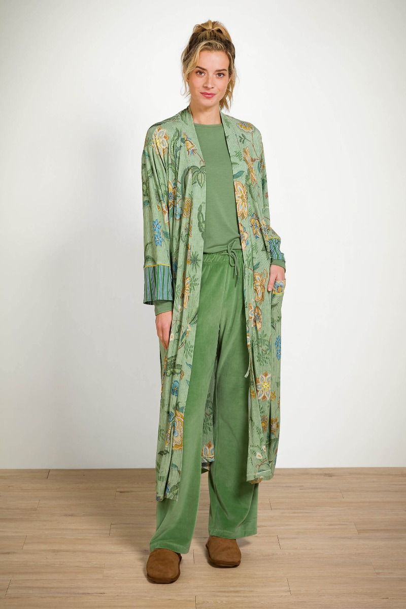 Britta Pantalon Velvet Vert 