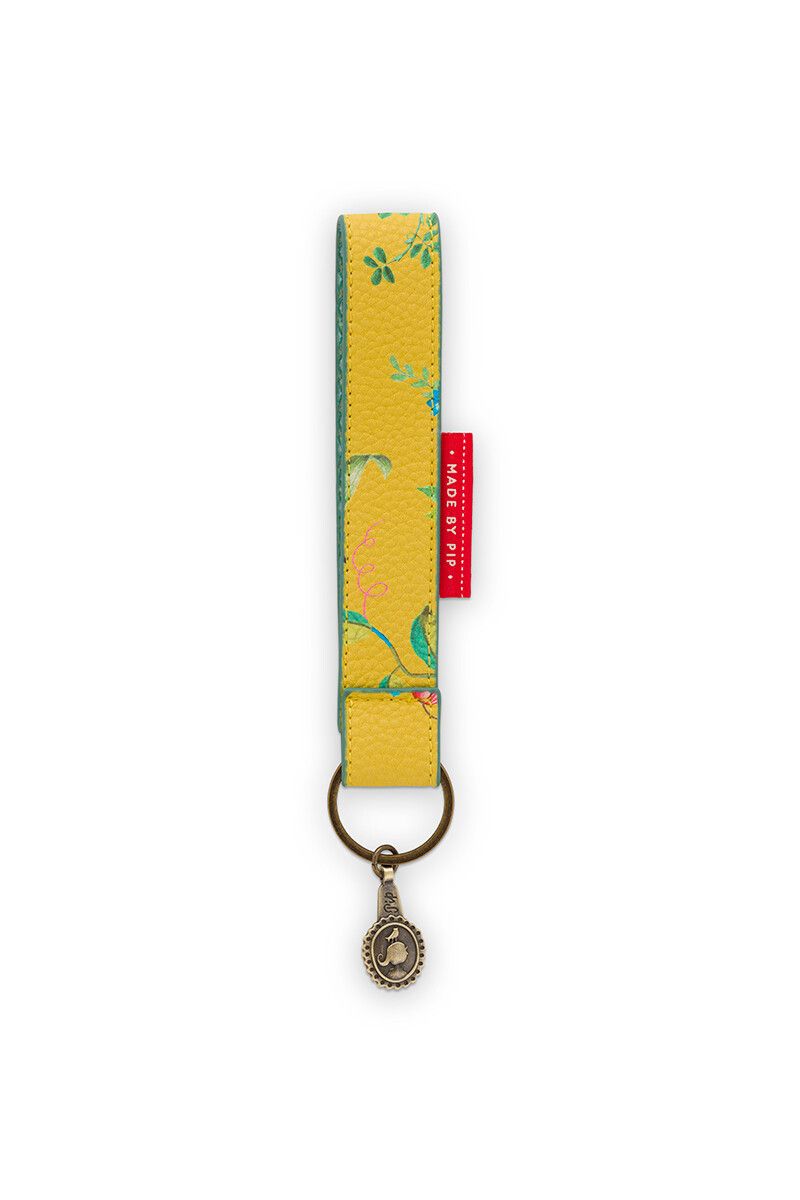 Schlüsselanhänger Rococo Gelb 2.5x15 cm