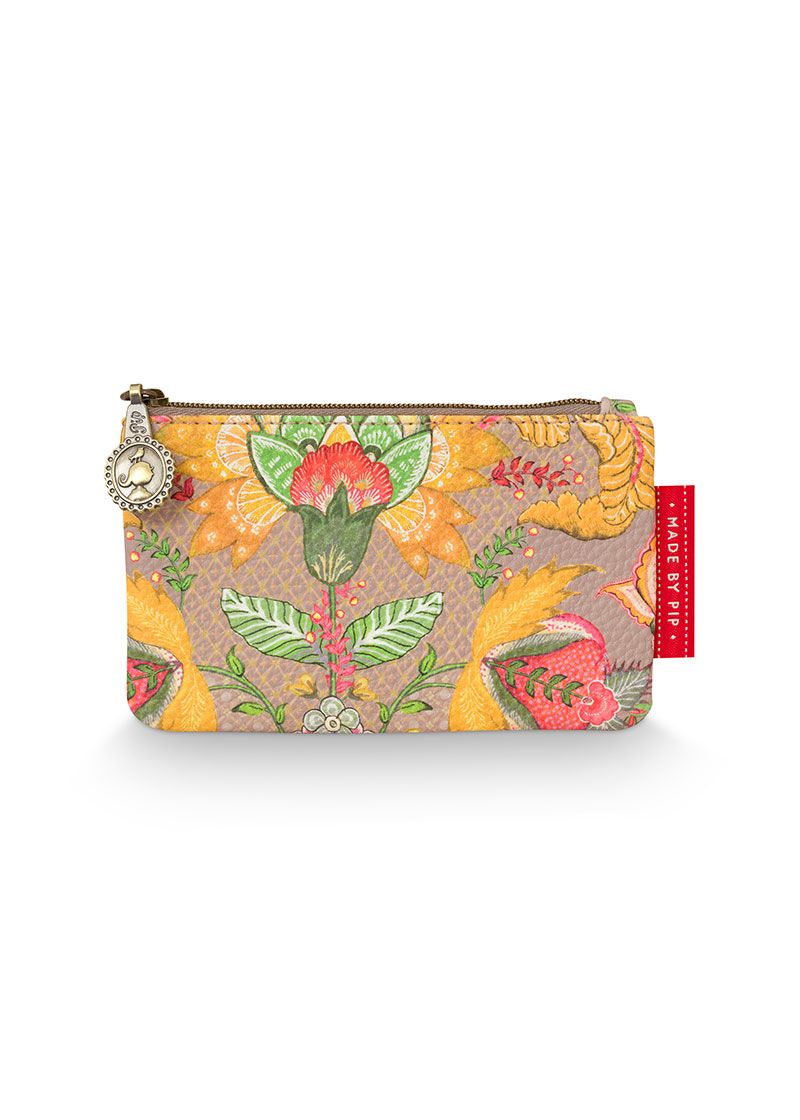 Coin Wallet Kyoto Festival Yellow 12x7.5cm