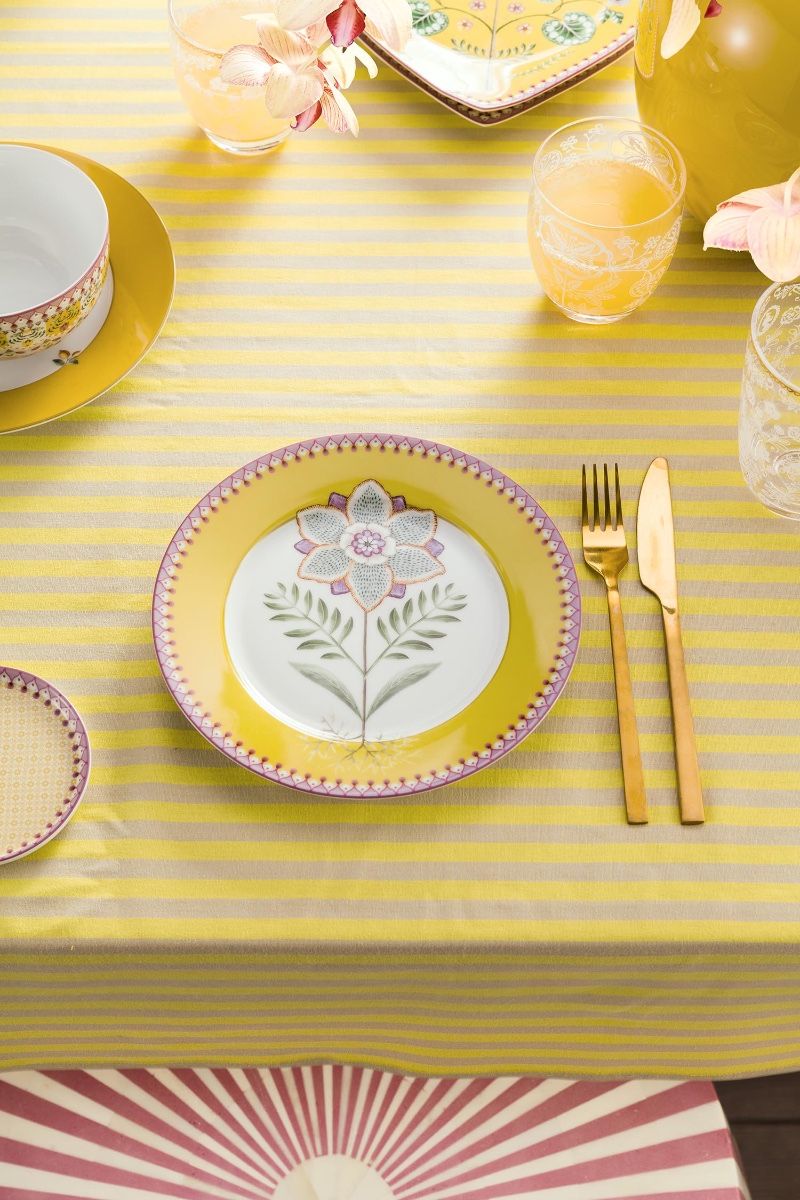 Breakfast Plate Lily&Lotus Yellow 21cm