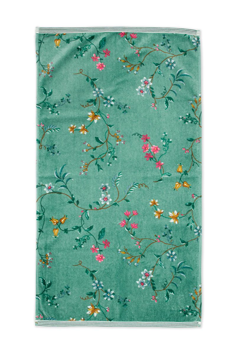 Pip Studio Bath Towel Set/3 Les Fleurs Green 55x100 cm | Pip Studio the ...