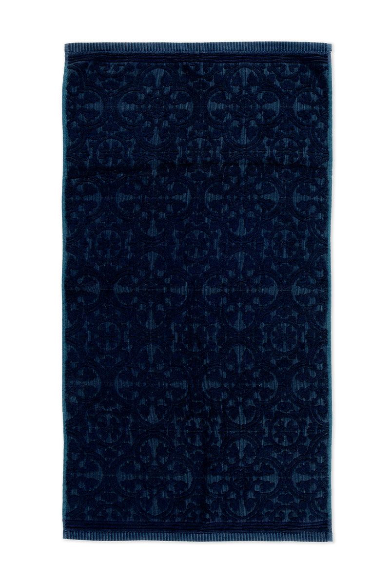 Bath Towel Set/3 Tile de Pip Dark Blue 55x100 cm