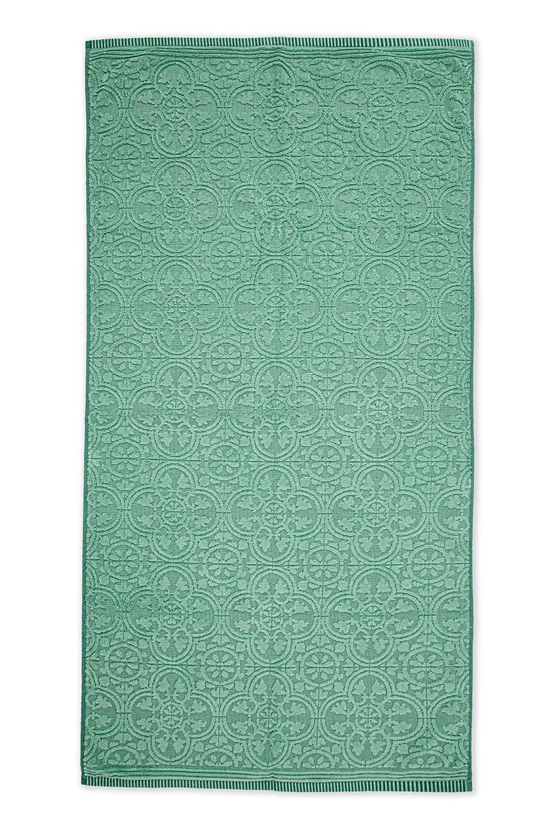 Grote Handdoek Tile de Pip Groen 70x140 cm