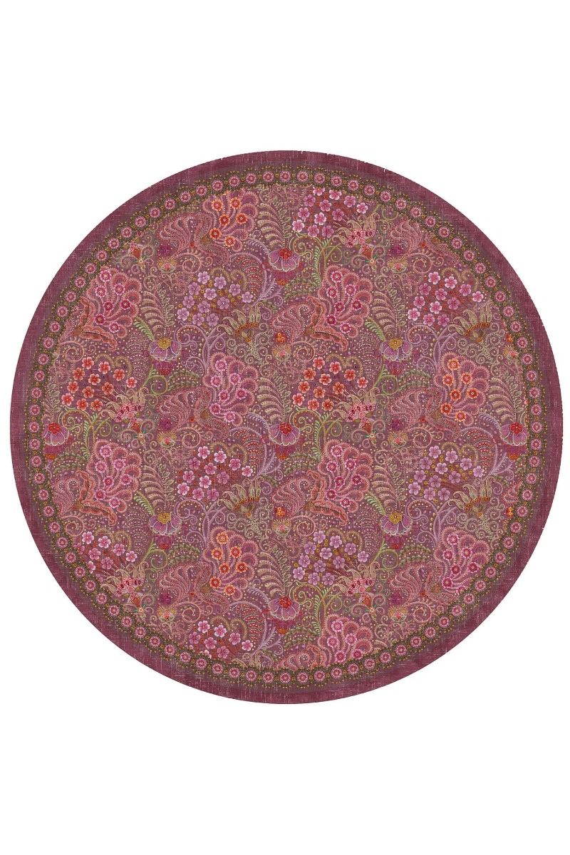 Round Carpet Kitenge by Pip Terra