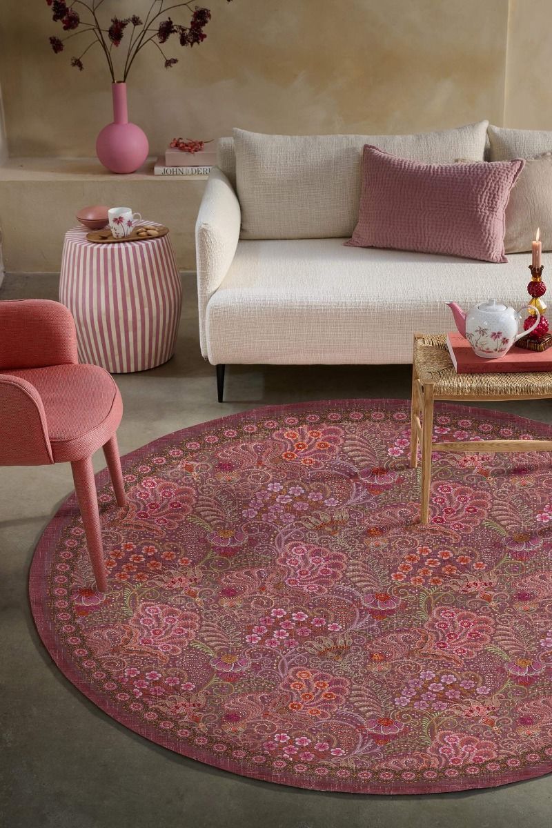 Round Carpet Kitenge by Pip Terra