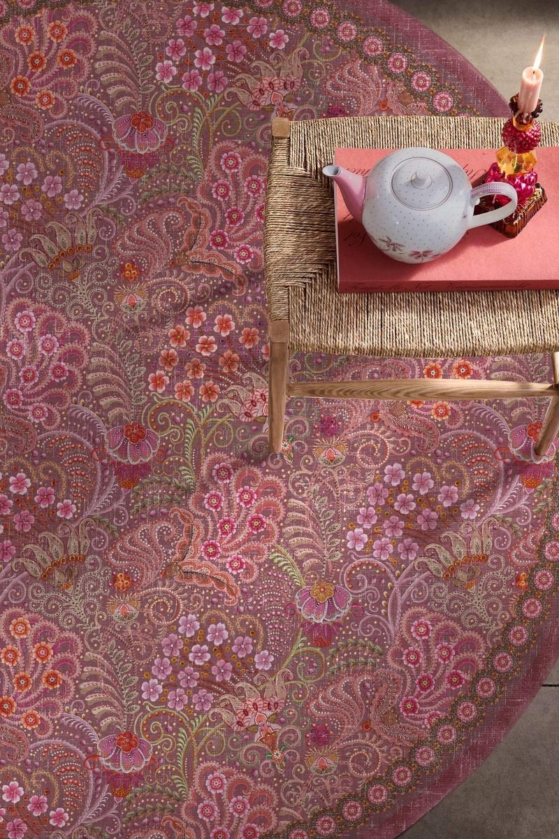 Round Carpet Kitenge by Pip Terra