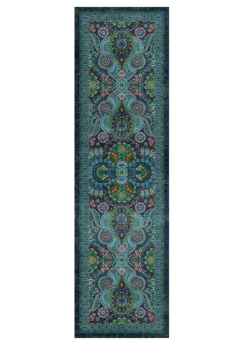 Moon Delight par Pip Tapis Coureur Foncé Bleu