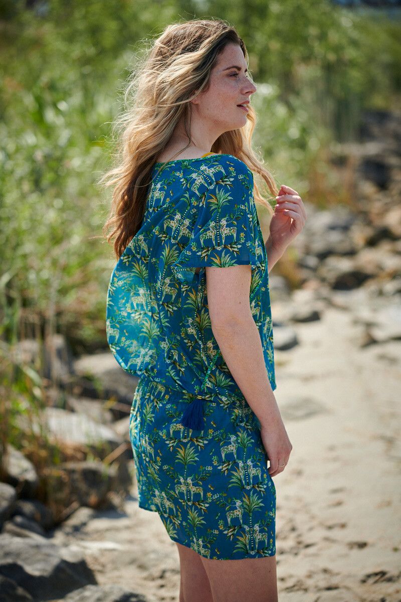 Dress Tropic Twins Blue