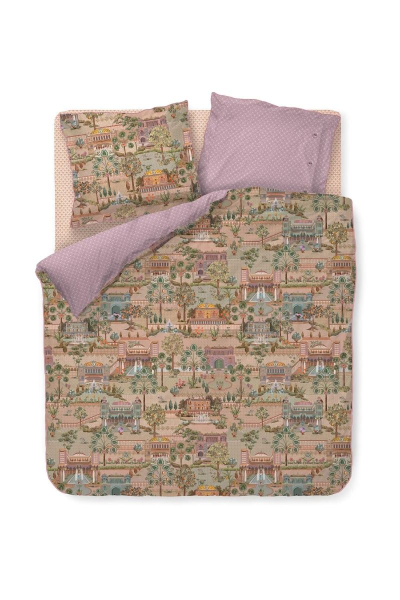 Ensemble housse de couette Alcazar Kaki