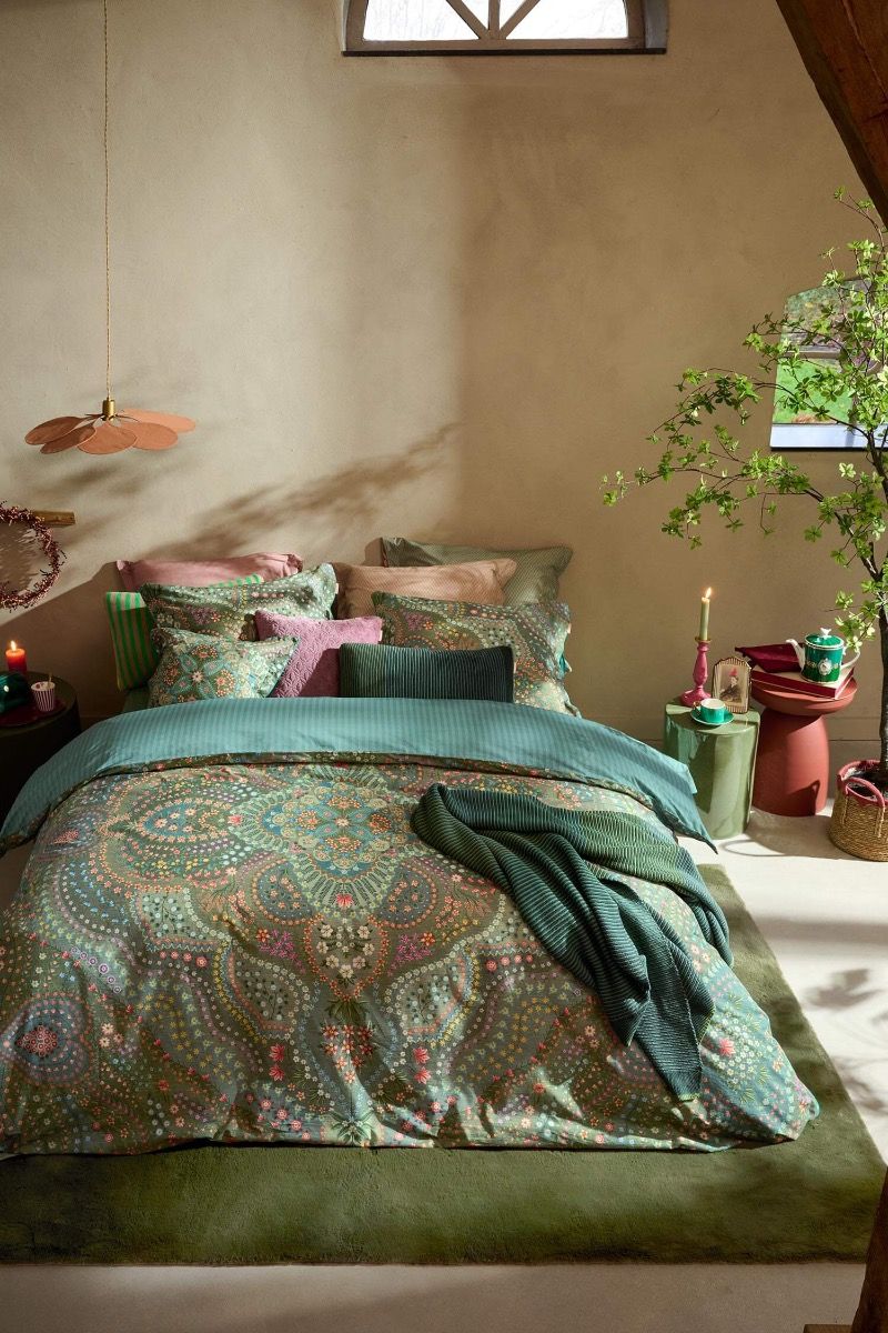 Duvet Cover Set Alfombra Green