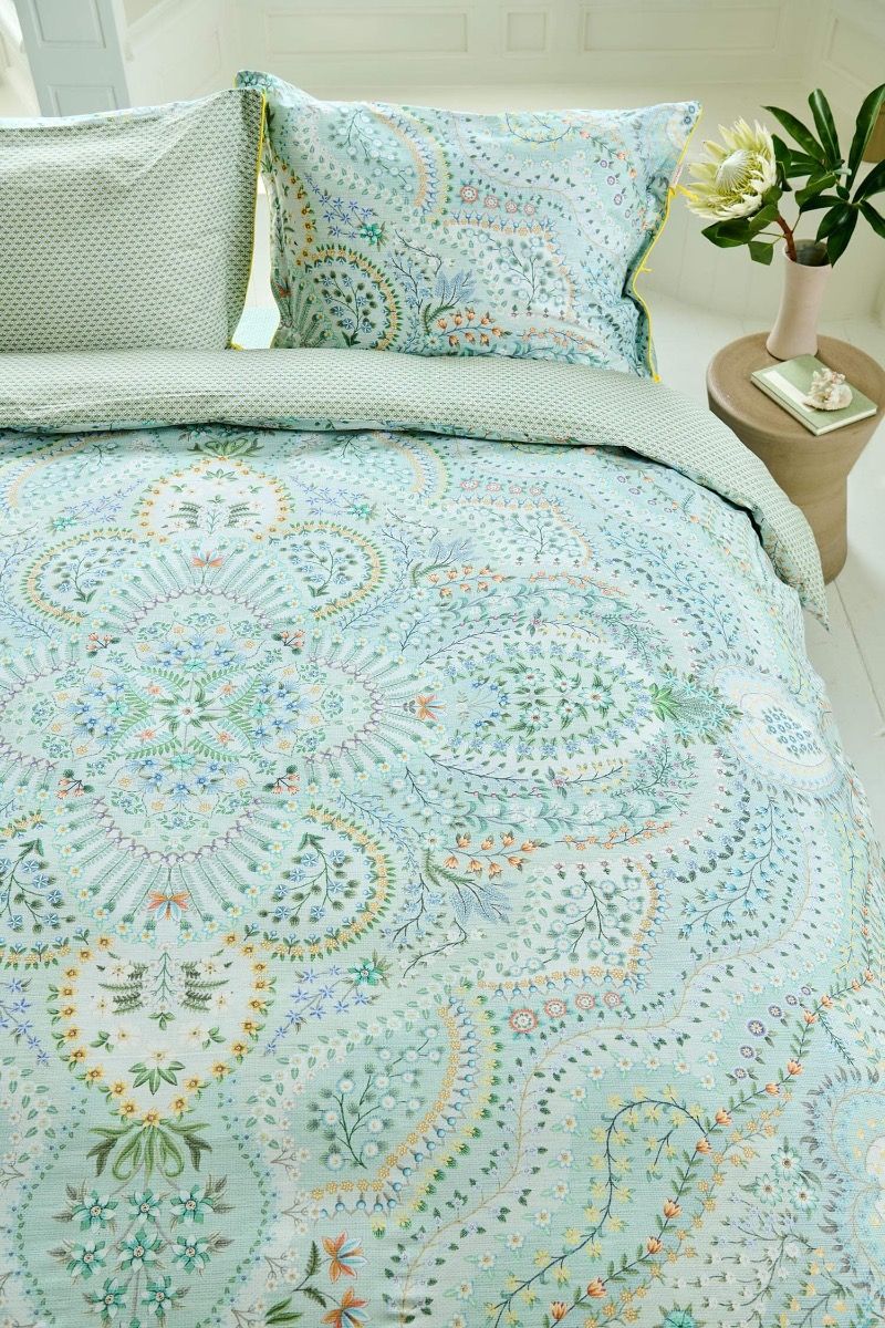 Bettbezugsset Alfombra Hellblau
