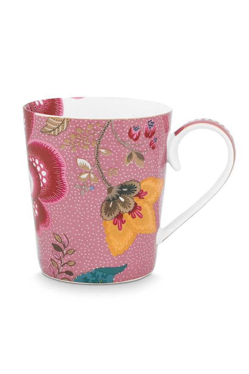 Letter Tasse Rosa A