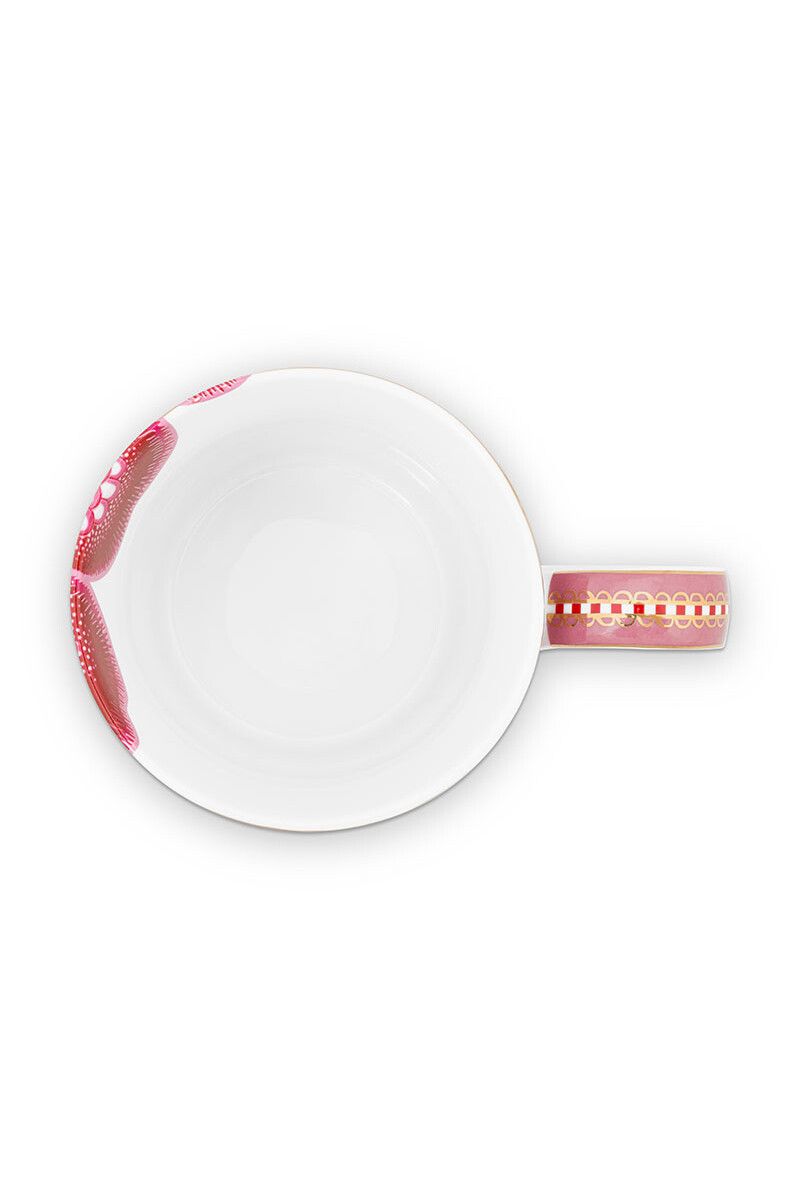 Letter Tasse Rosa A