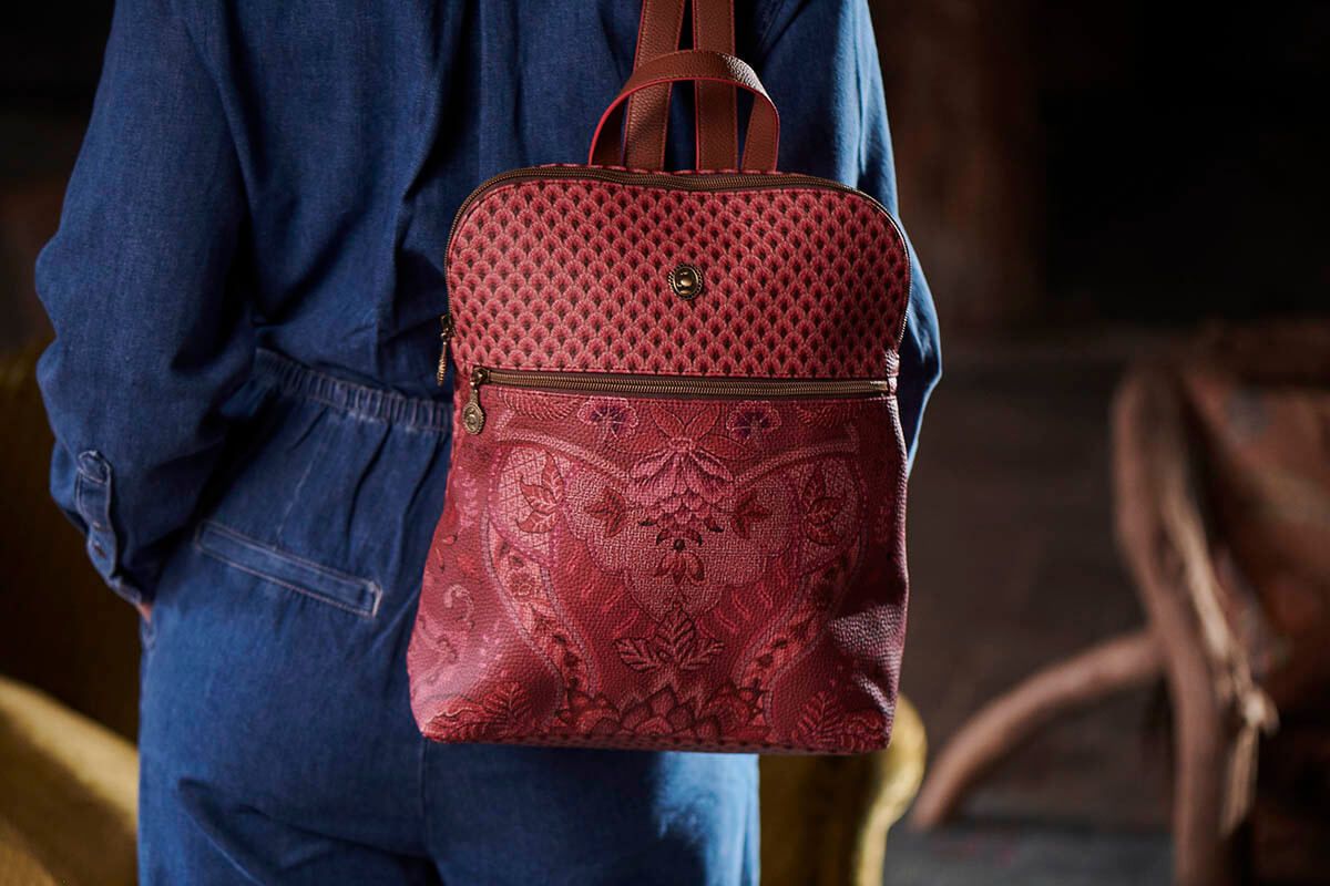 Backpack Kyoto Festival Dark Pink