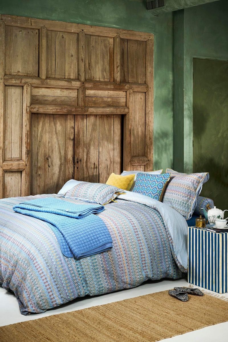 Plaid Fill in the dots Blauw