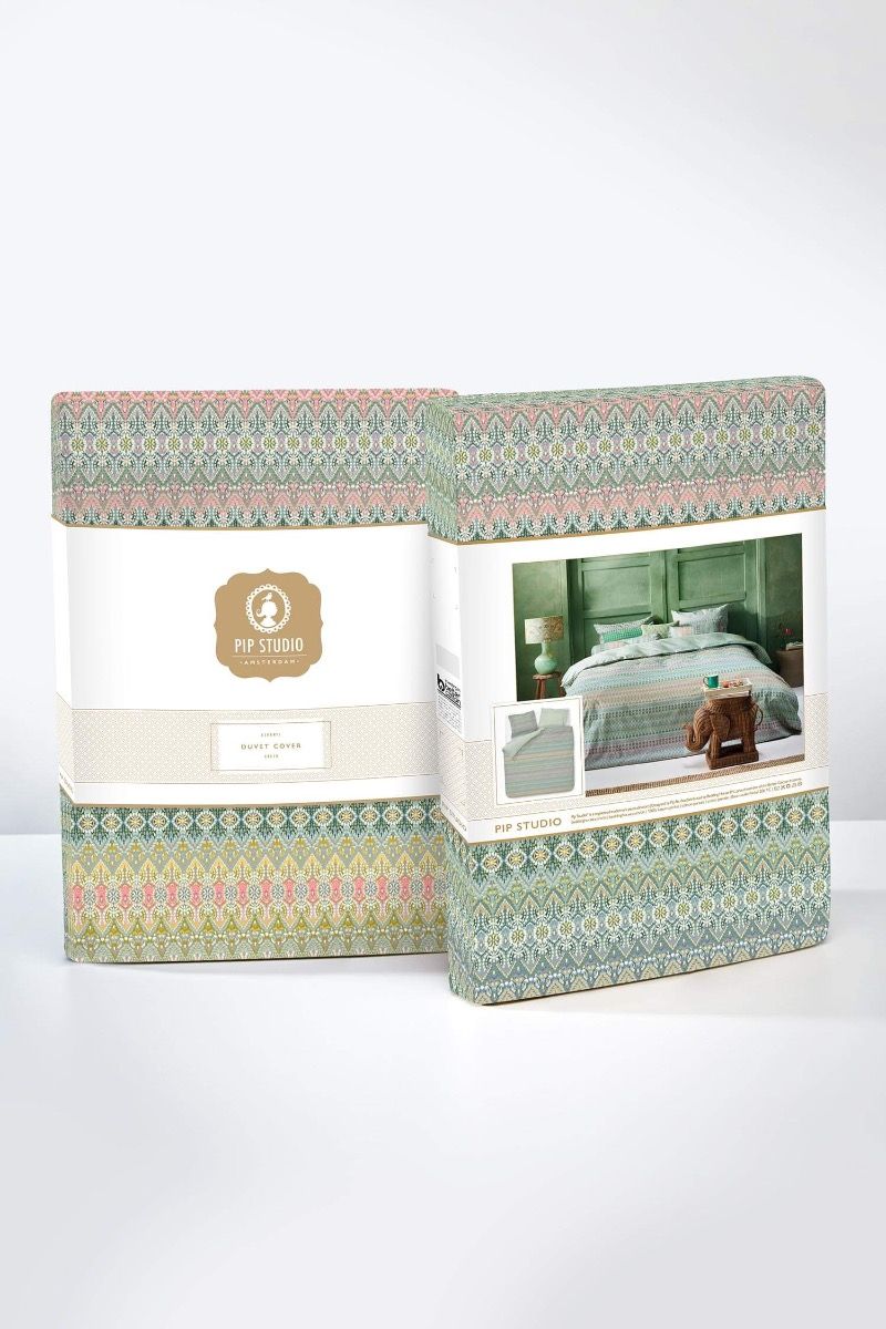 Duvet Cover Set Ashanti Green