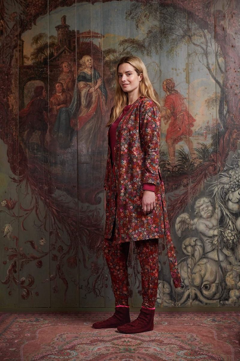 Lange Hose Tutti i Fiori Rot 